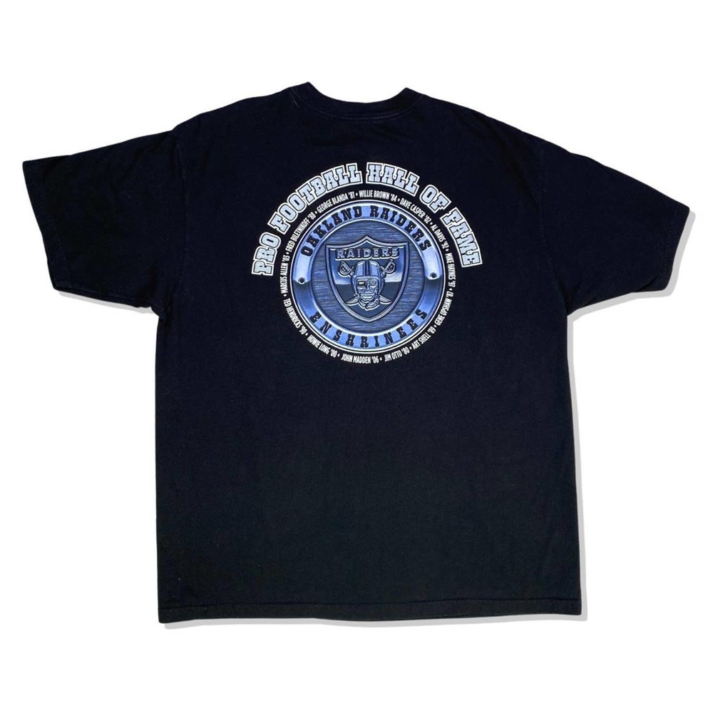 Vintage Y2k Reebok Oakland Raiders Hall of Fame T-shirt